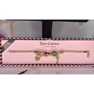 Juicy Couture Lock and Key Charm Bracelet